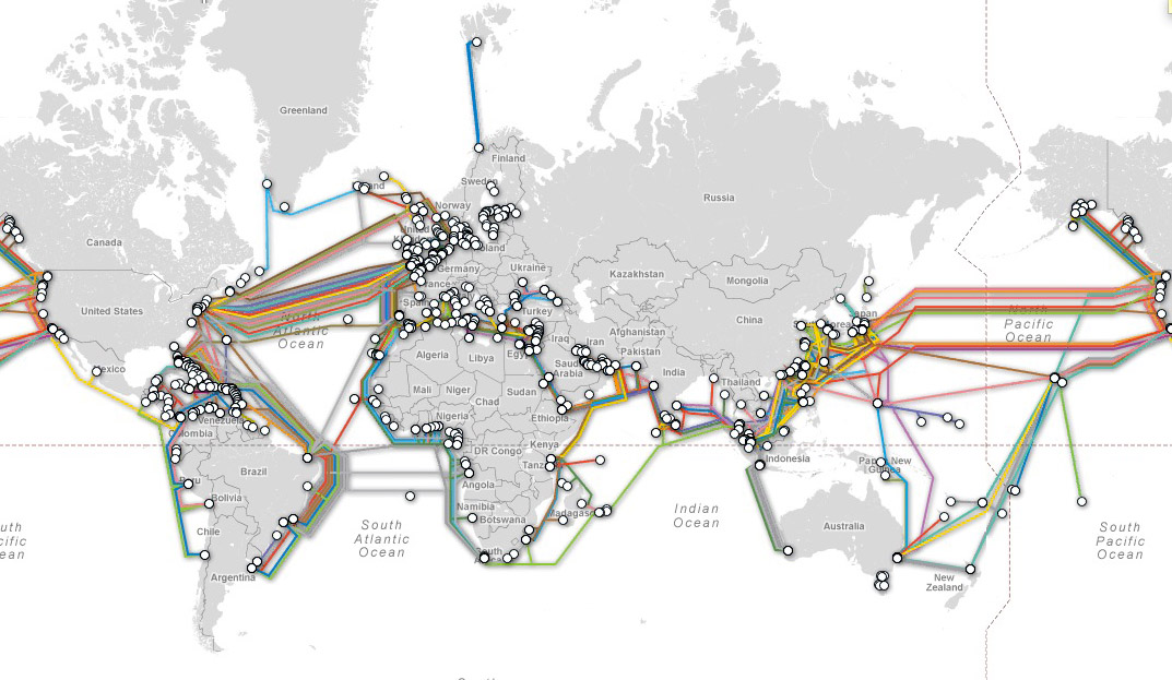 Internet-ocean-map