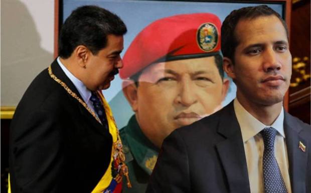 Nicolás Maduro, Hugo Chávez, Juan Guaidó